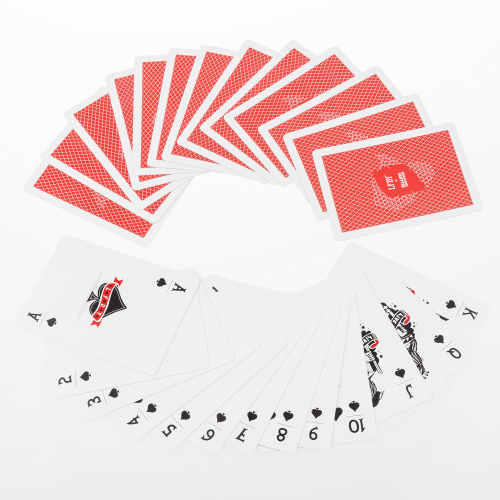 New Style Custom Design Logo High Quality Printing Poker Playing Cards Board Game Cards with Tuck Box 034